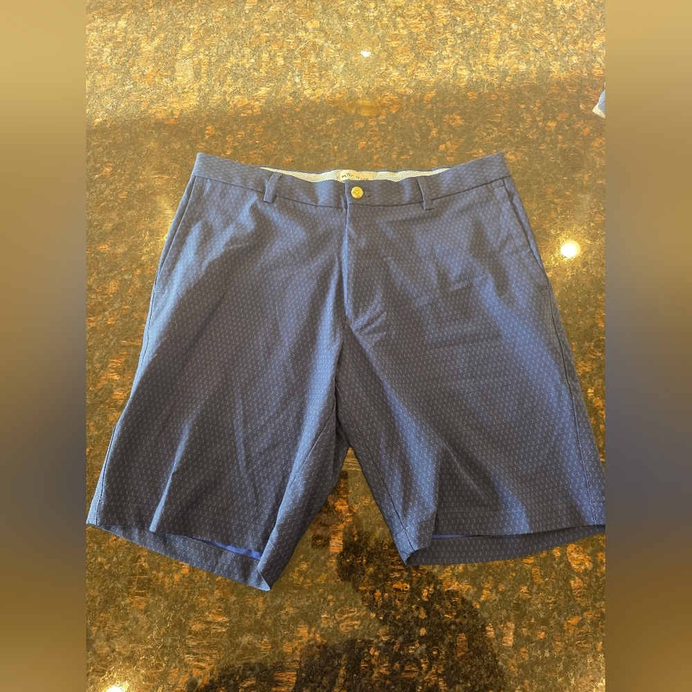 Peter Millar Navy Design Shorts